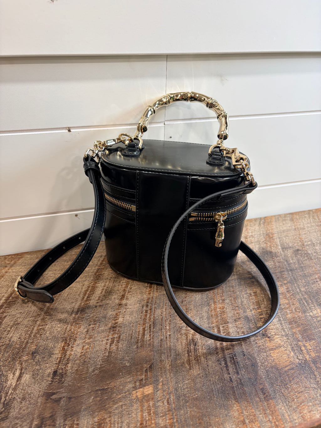 7284 - Gucci Mini Vanity Bag with bamboo handle - NWT