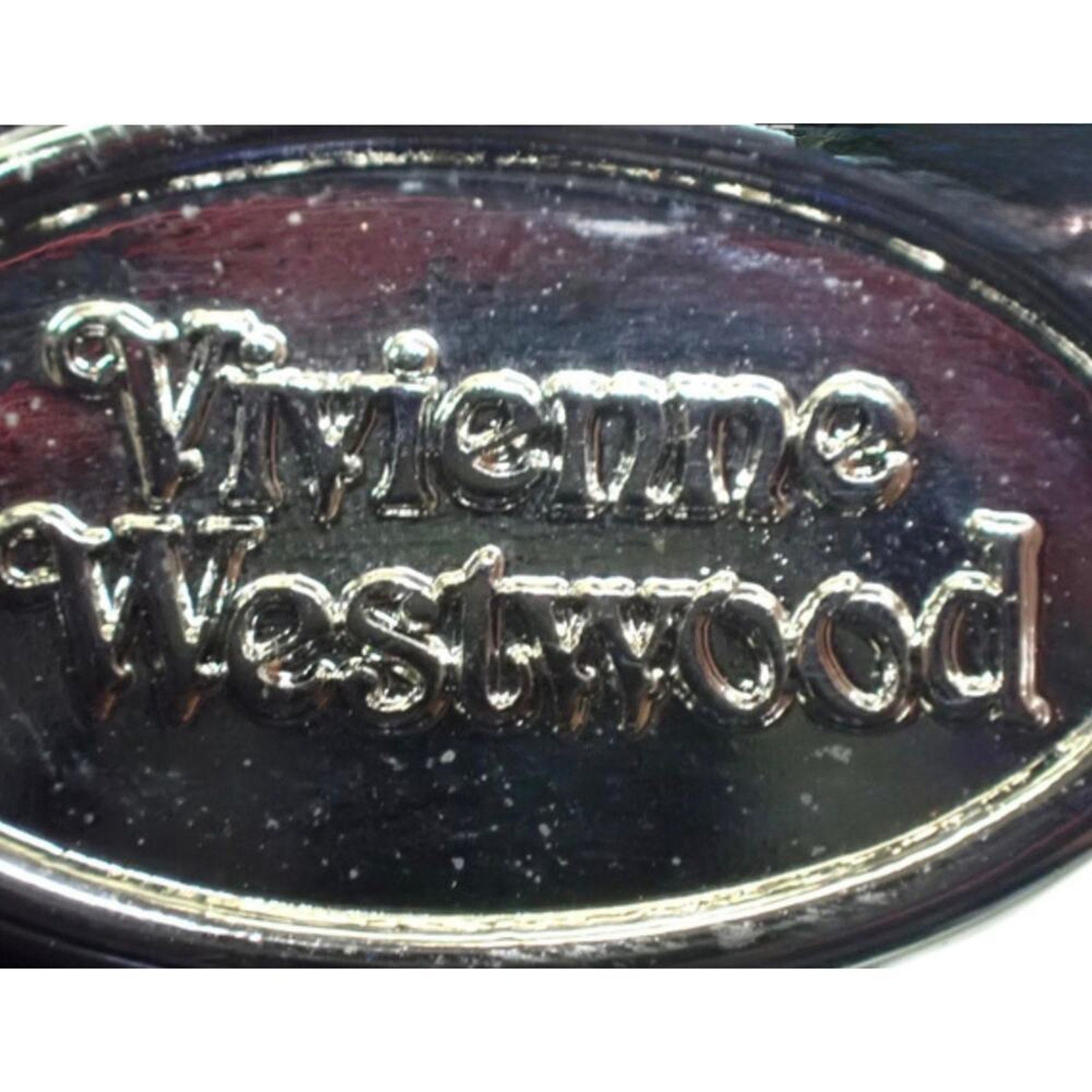 Vivienne Westwood Glove Holder Bag Charm | Plaid Heart & Leather Straps