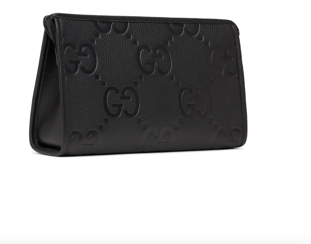 6929 - Gucci Jumbo GG Pouch - Black - NWT