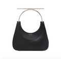 Alexander McQueen Cross-Bar TBar Logo Top Handle Bag with Strap NWT