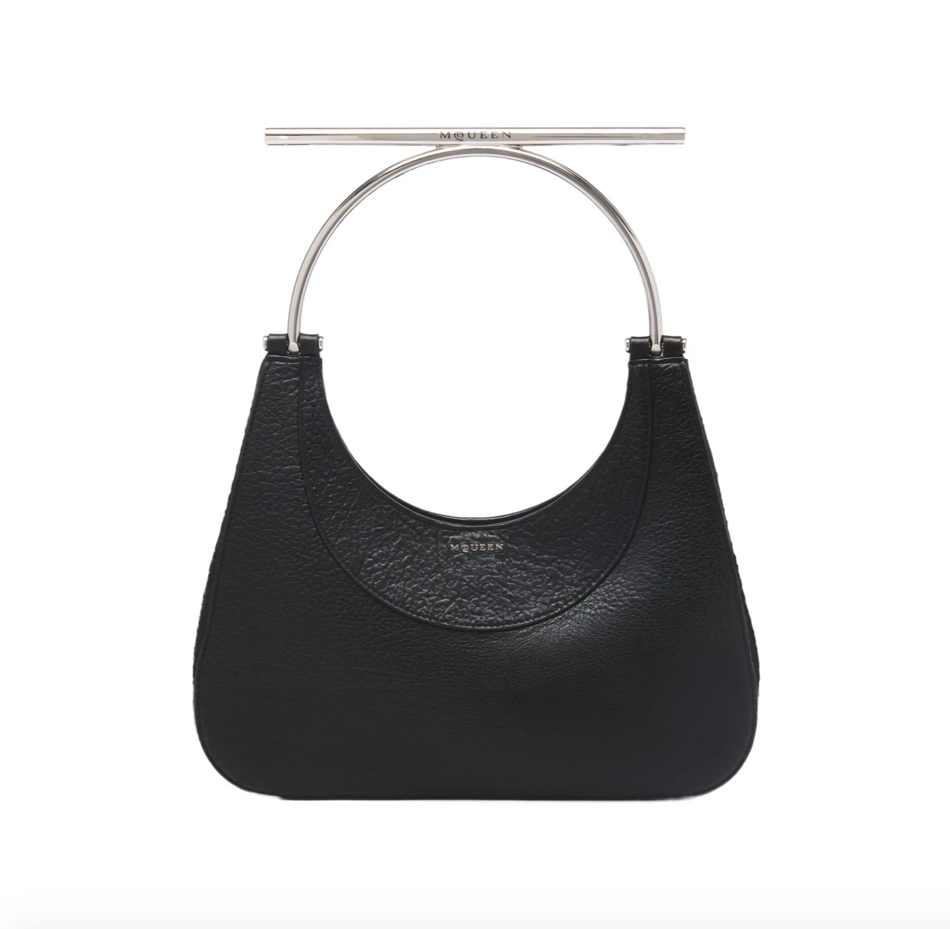 Alexander McQueen Cross-Bar TBar Logo Top Handle Bag with Strap NWT