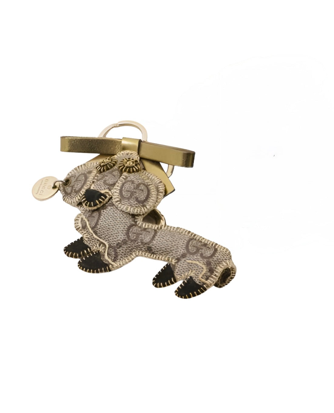 6527 - Gucci Guccori Key Chain Bag Charm - Daschund