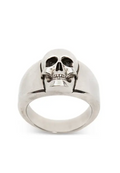 7392 - Alexander McQueen Skull Signet Ring - Size 21 - New