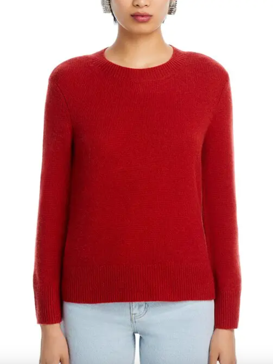 C By Bloomingdales Cashmere Boxy Crewneck - NWT (Retail $178) - Size XS