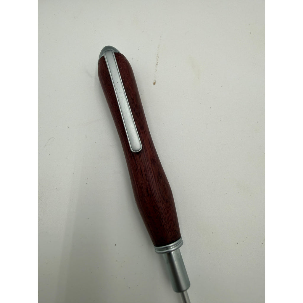 Hand Turned Crochet Hook Set, 9 Sizes, Interchangeable Handle, Leather Case, SKU 1554 1555