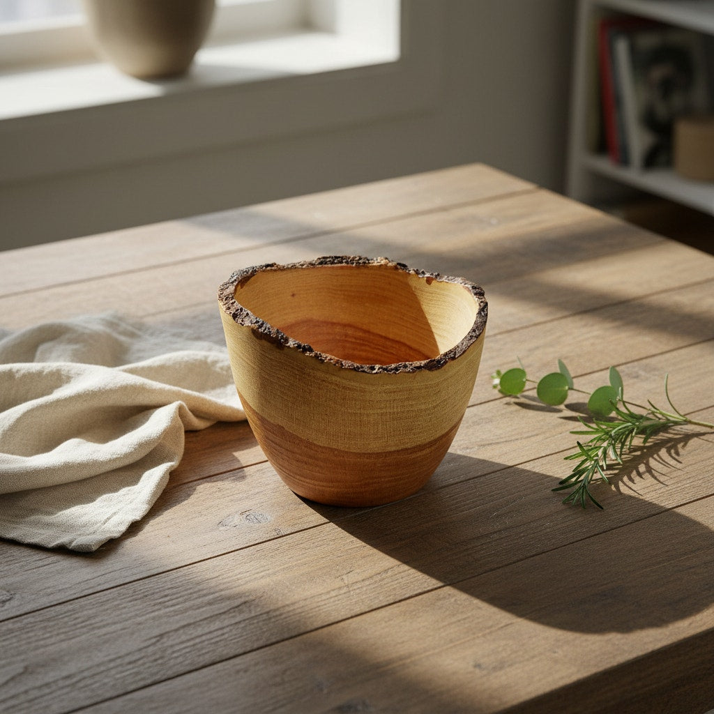 Live Edge Honey Locust Bowl