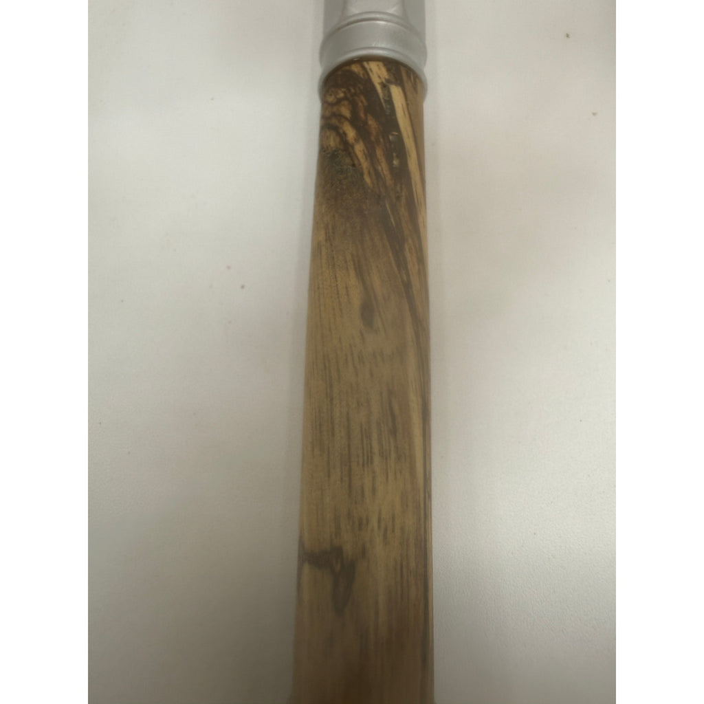 Vertex Fountain Pen in Spalted Tamarind, Hand Turned Barrel, Ink Pump, Cartridge, SKU 1469