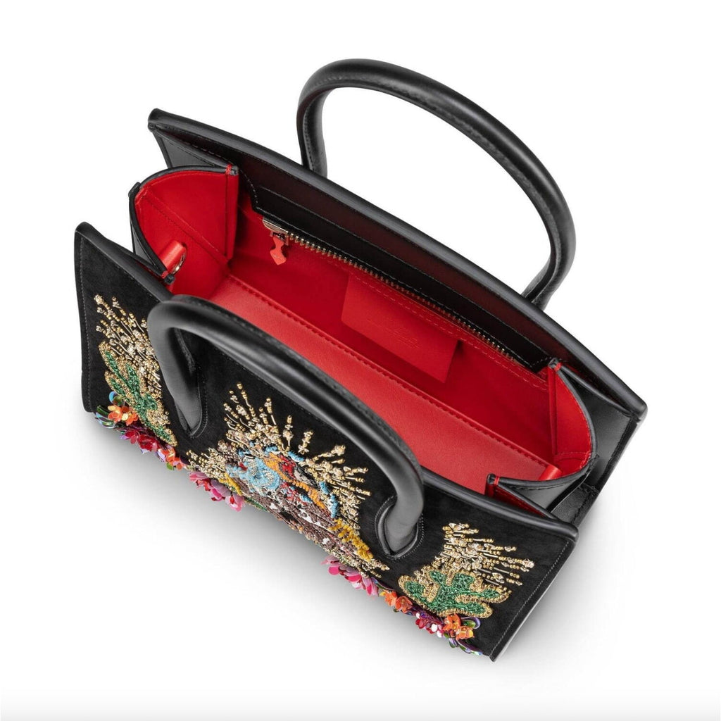 Christian Louboutin Giddy Up Mini Paloma Beaded Black NWT Limited Edition