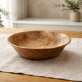 Hand Turned Maple Wood Bowl 7.5 x 2 inches, spalted and figured hardwood, food safe finish, decorative or functional, unique grain