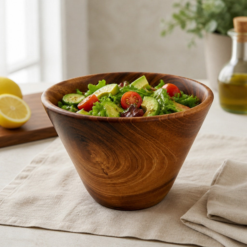 Mahogany Hand Turned Wood Bowl 5.5 x 3.75, rich reddish brown grain, food safe finish, unique artisan gift, small salad or snack