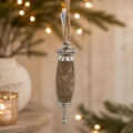 Hand Turned Christmas Ornament, Unique Design, Wood Holiday Decor, One of a Kind Gift, Group 1
