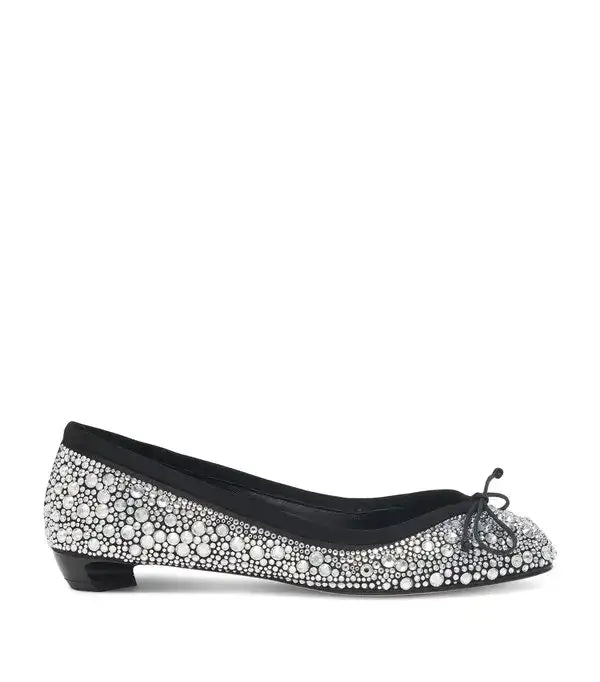 Alexander McQueen Crystal Armadillo Flat - Size 39 - NIB