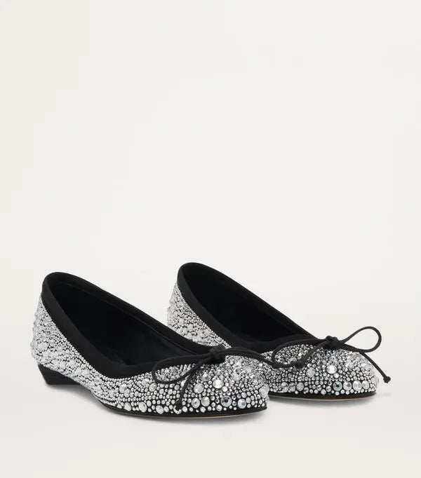 Alexander McQueen Crystal Armadillo Flat - Size 39 - NIB