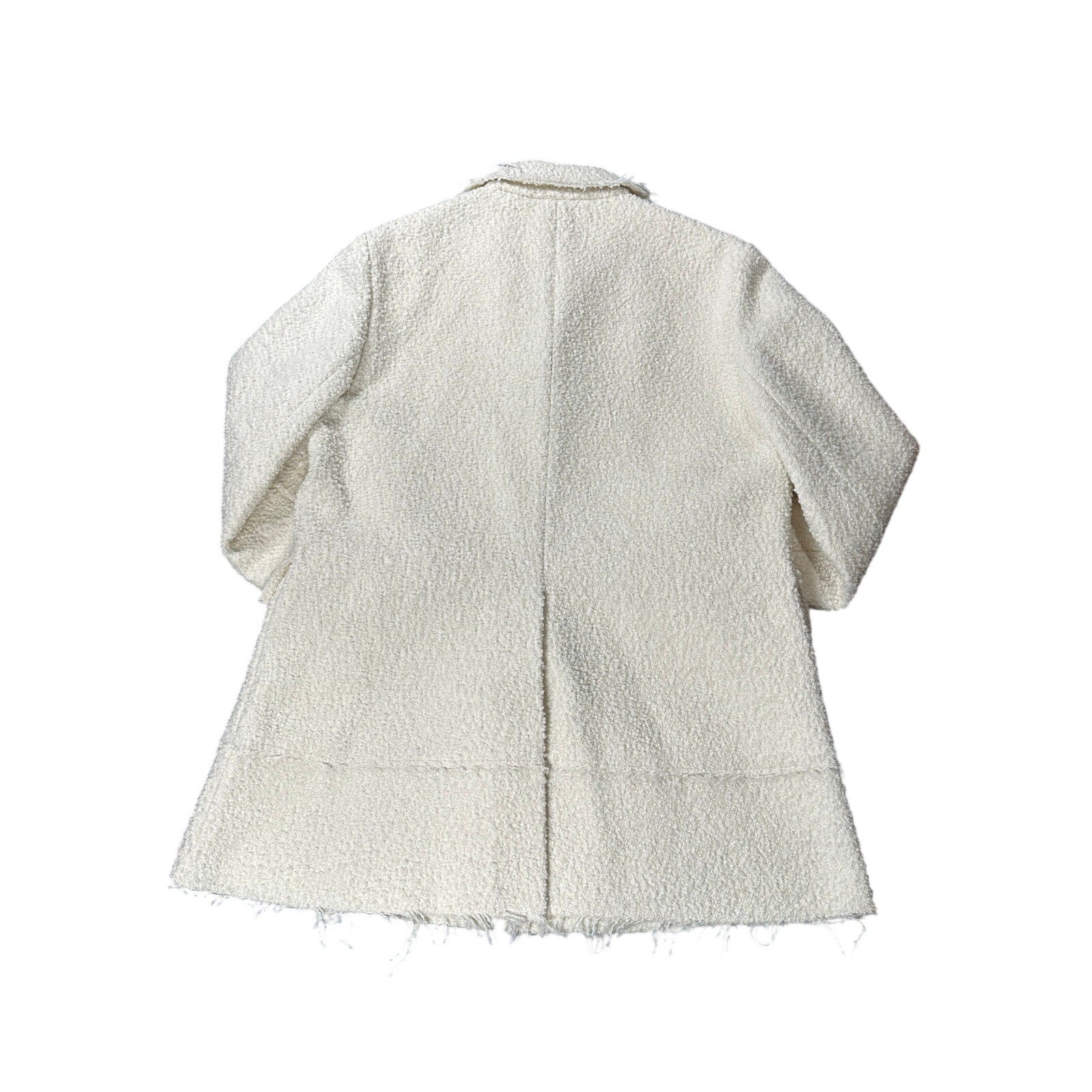 Bottega Veneta Pre-Fall 2019 Bouclé Jacket Winter White Size 48