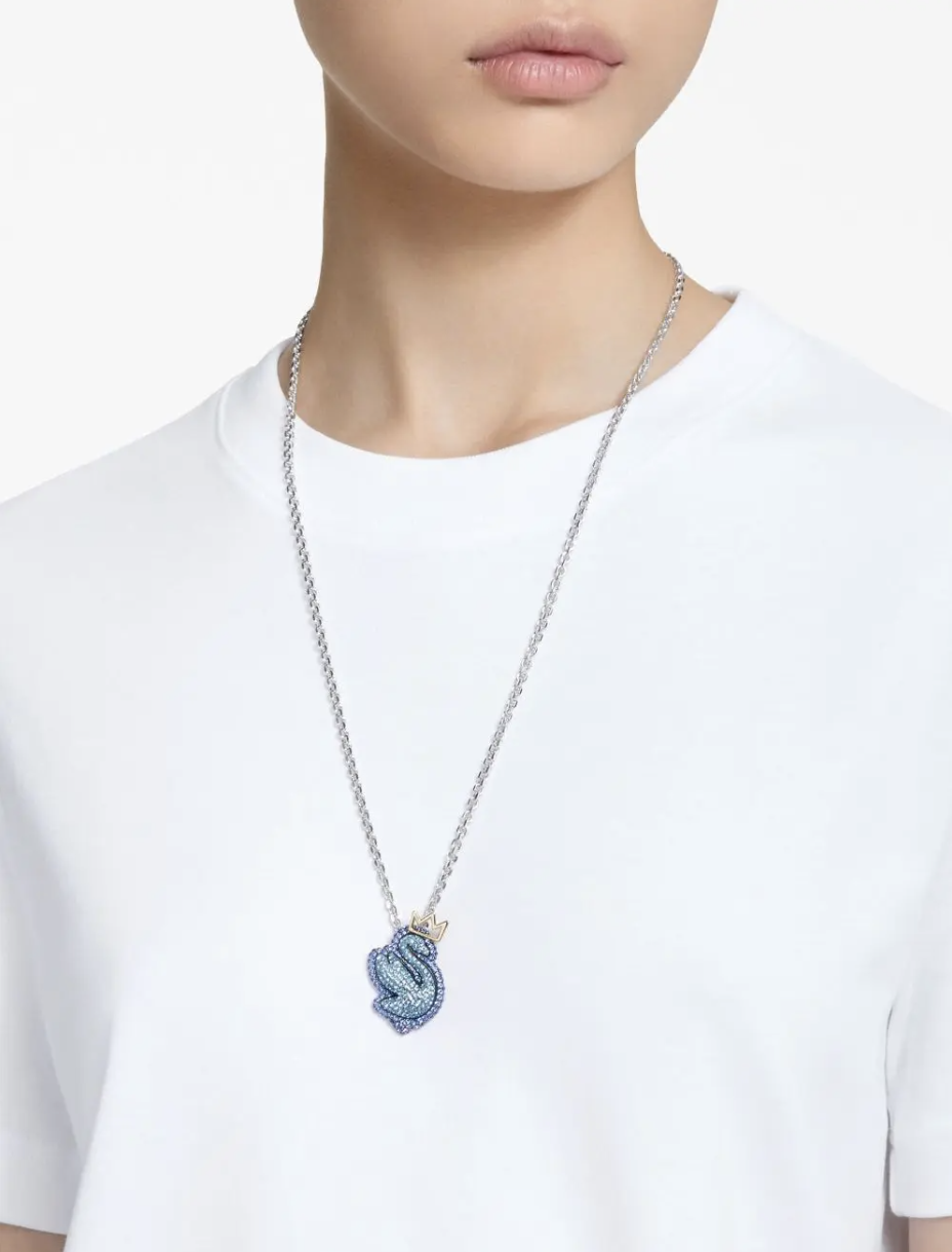 Swarovski Pop Swan Crystal Necklace - New in Box