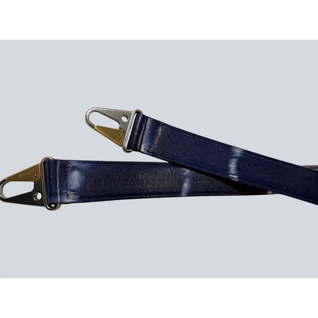 Dion Lee Cloud Stripe Leather handbag strap with Silver Hardware