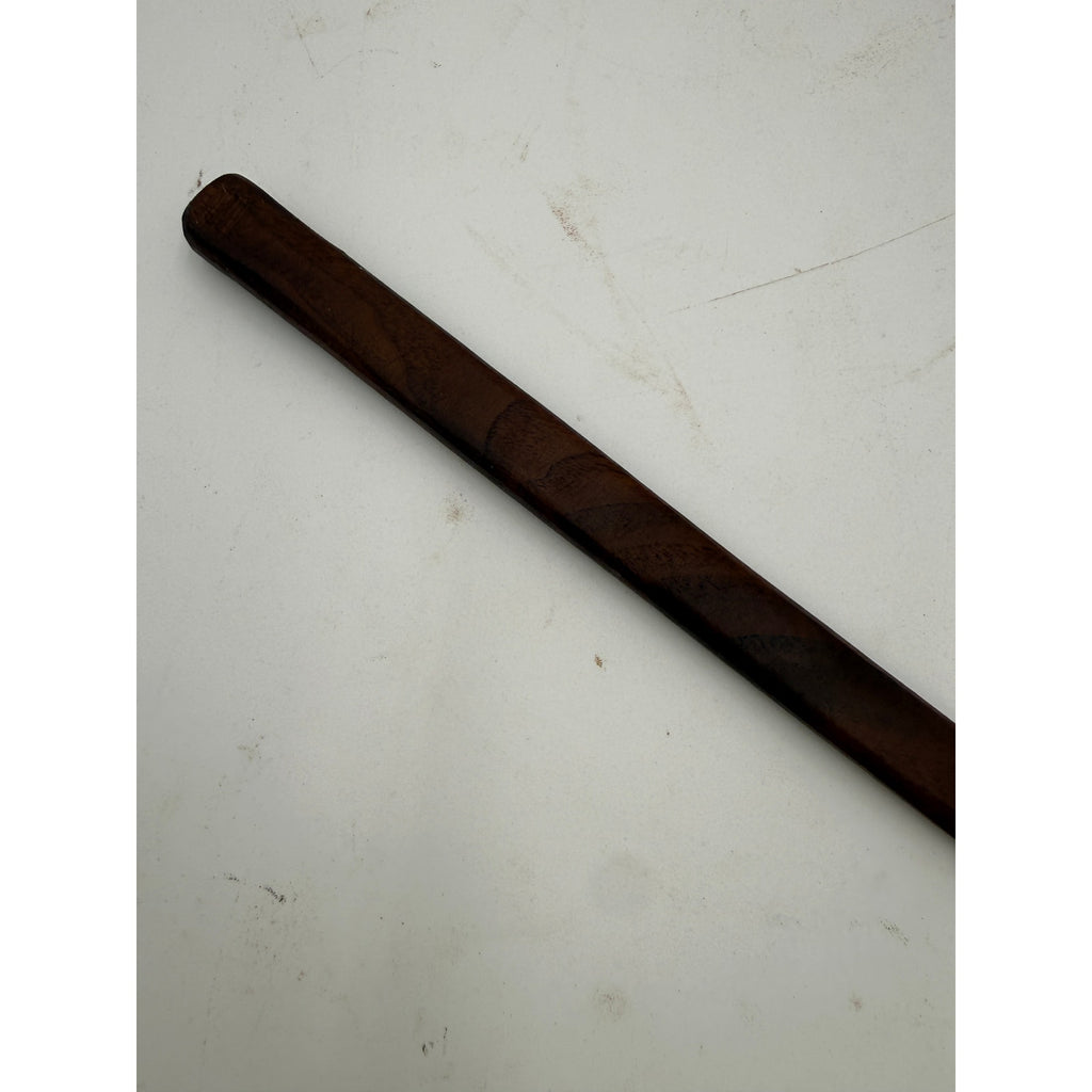 Handcrafted Walnut Mixing Spoon 12.5 Inch, food safe finish, ergonomic handle, non scratch for cookware, handmade USA