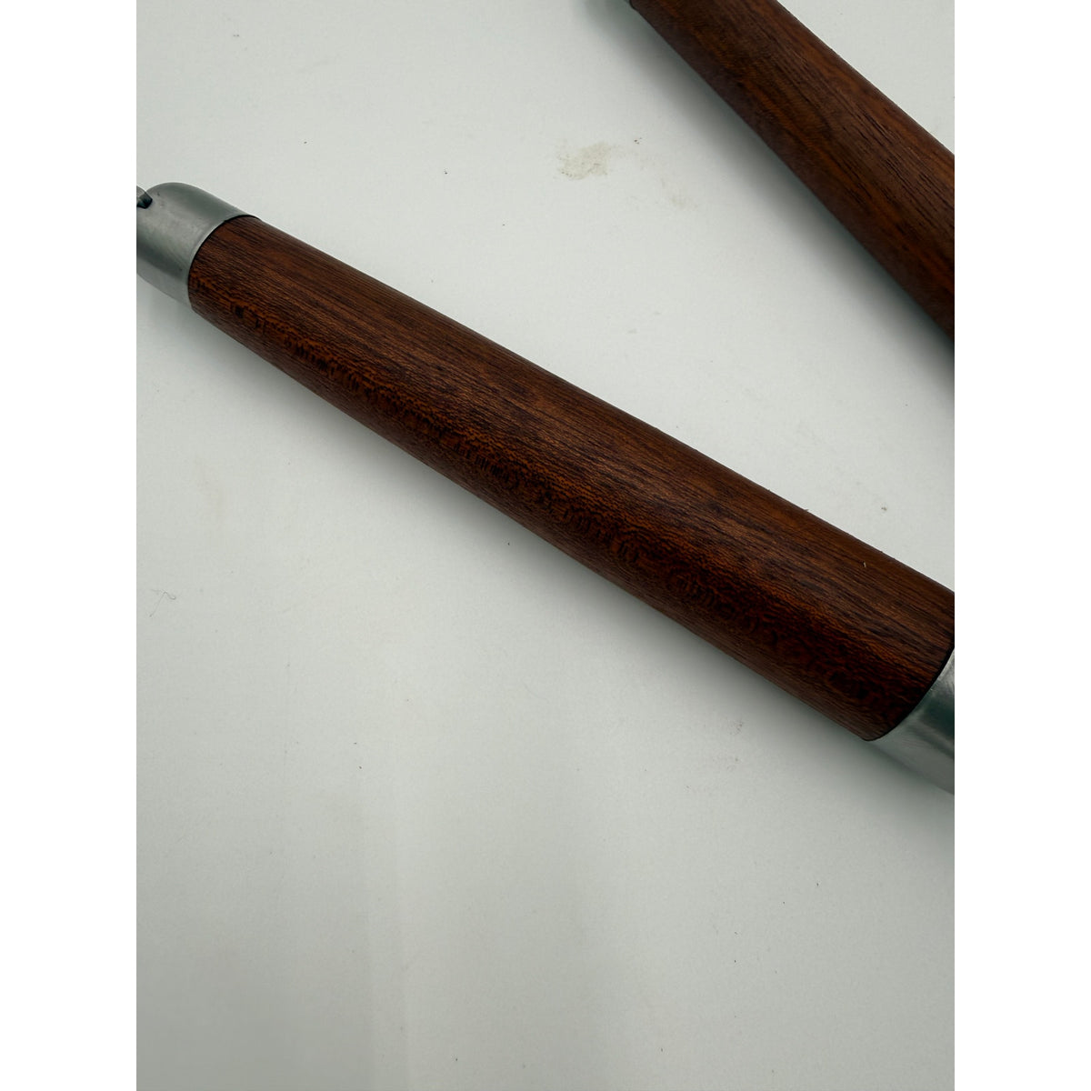 Handcrafted Mahogany BBQ Tools Set, 3 Piece, Carrying Case, Grill Utensils, SKU 1564