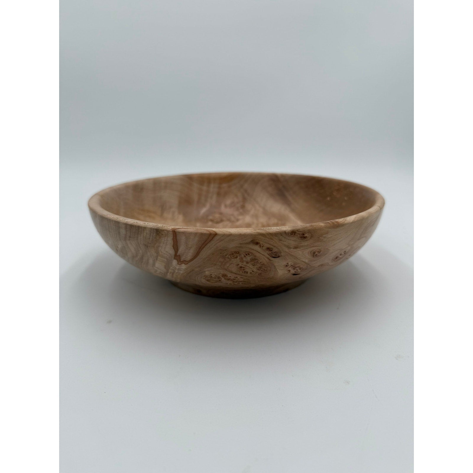 Rare Figured Maple Burl Bowl