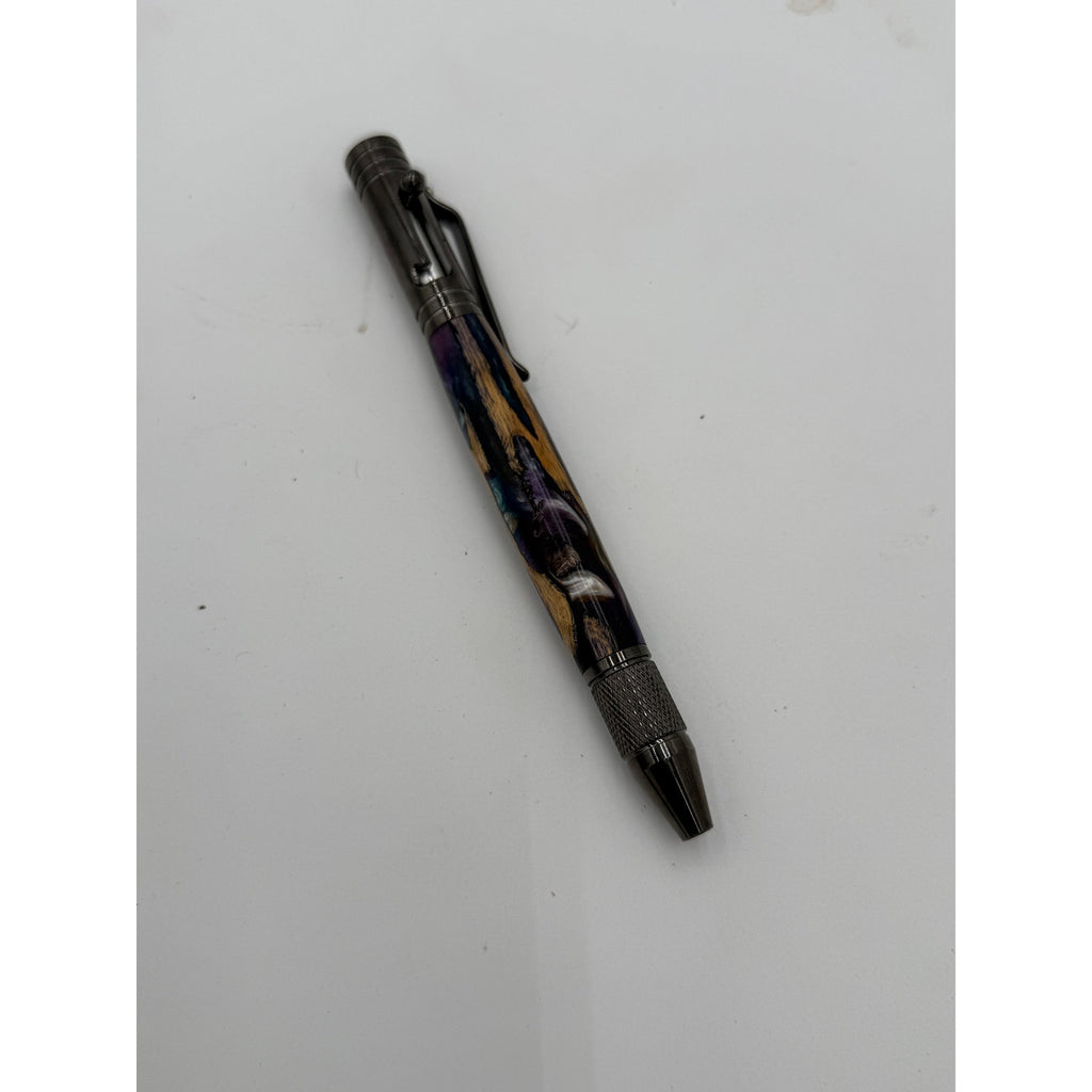 Handcrafted Bolt Action Precision Knife, Extra Replacement Blade, Three Hand Turned Styles