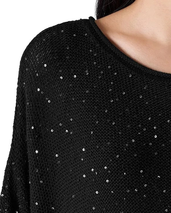 New Eileen Fisher Jewel Neck Poncho - Women's Designer Knit Poncho Sweater - Small