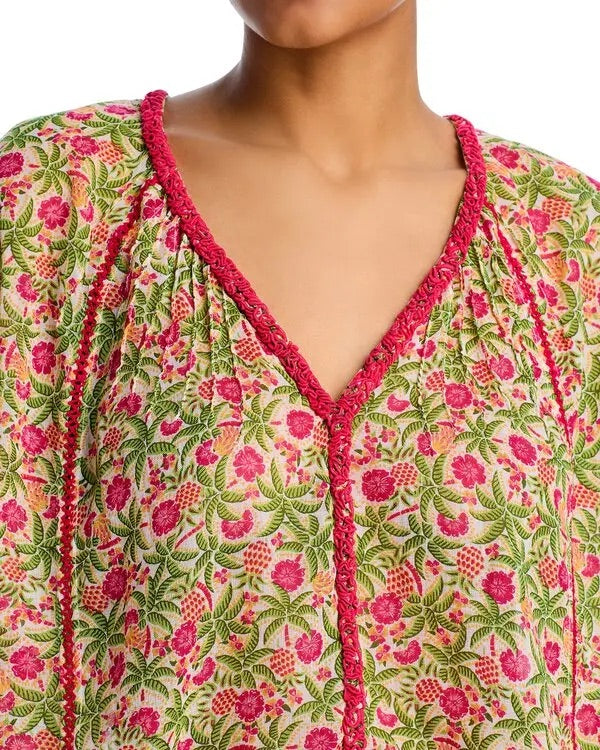New Poupette St Barth/Psbc Ltd Blouse Lara Ct Sari - Size XS