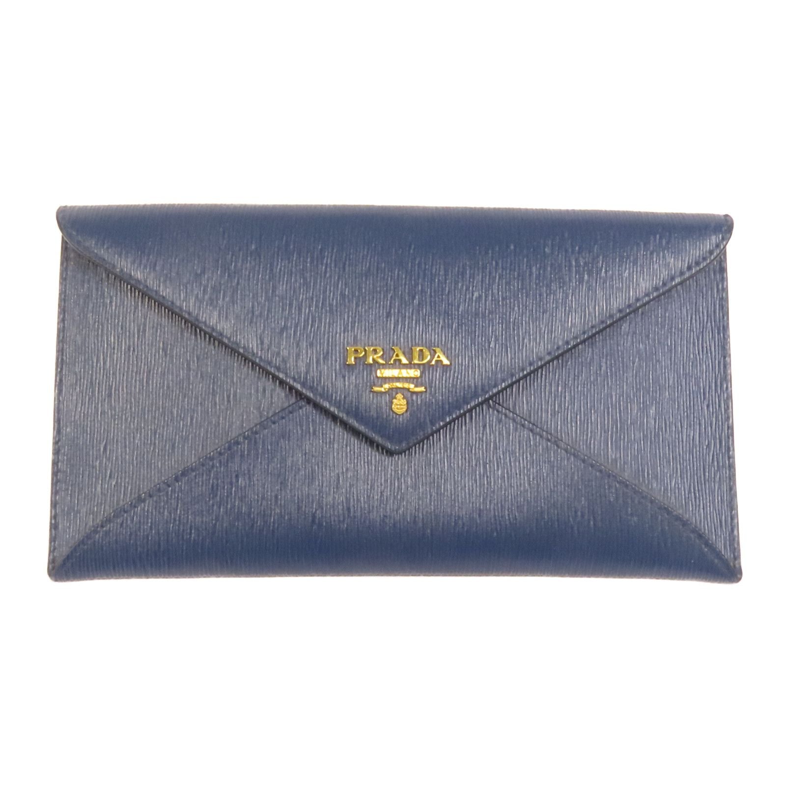 6941 - Prada Envelope Wallet Clutch Blue