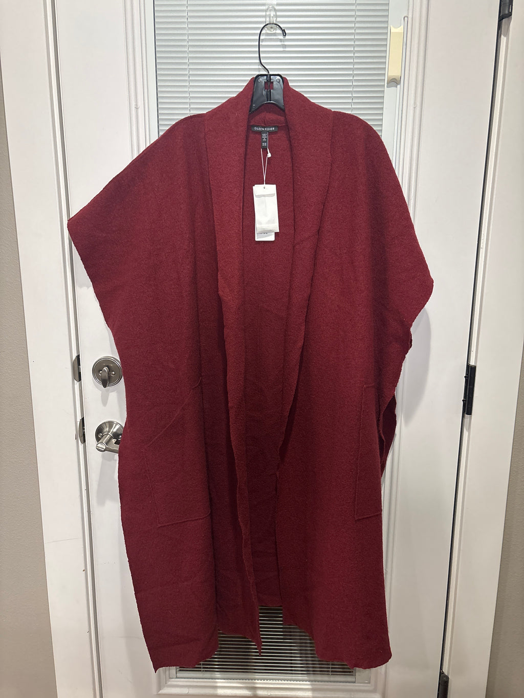 5664 - Eileen Fisher Oversized Poncho - O/S - NWT - Retail $398