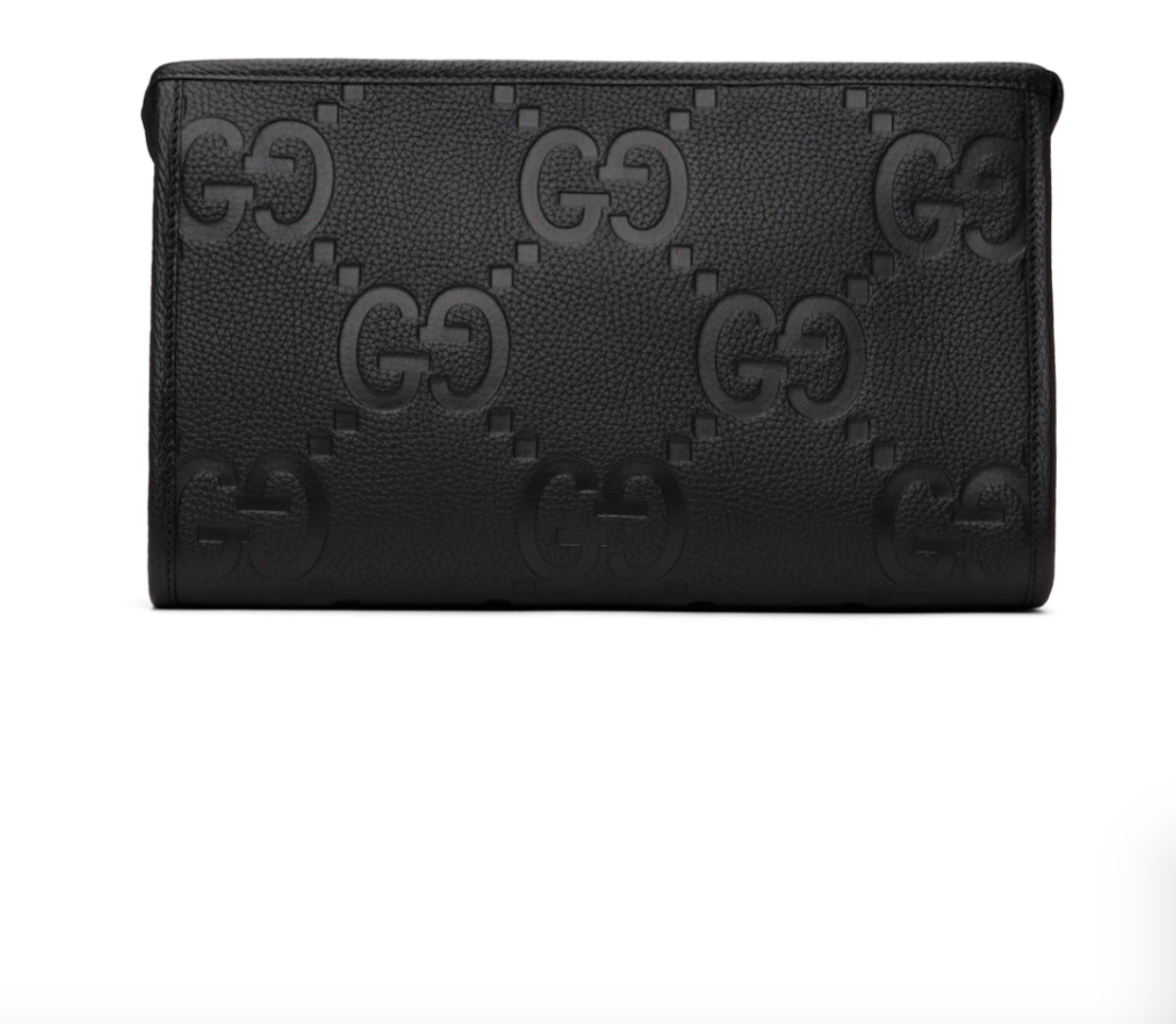 6929 - Gucci Jumbo GG Pouch - Black - NWT