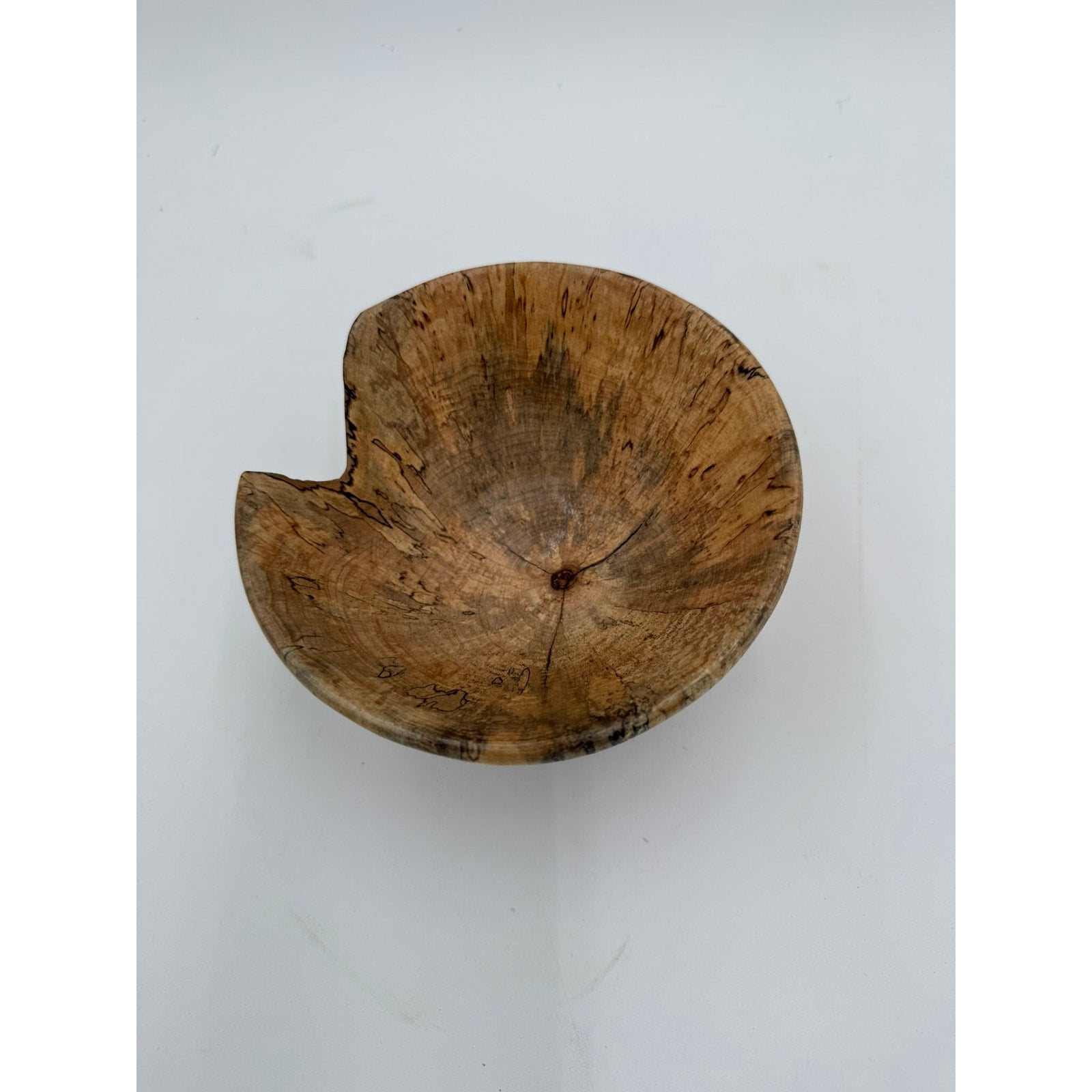 Natural Edge Spaulted Maple Bowl