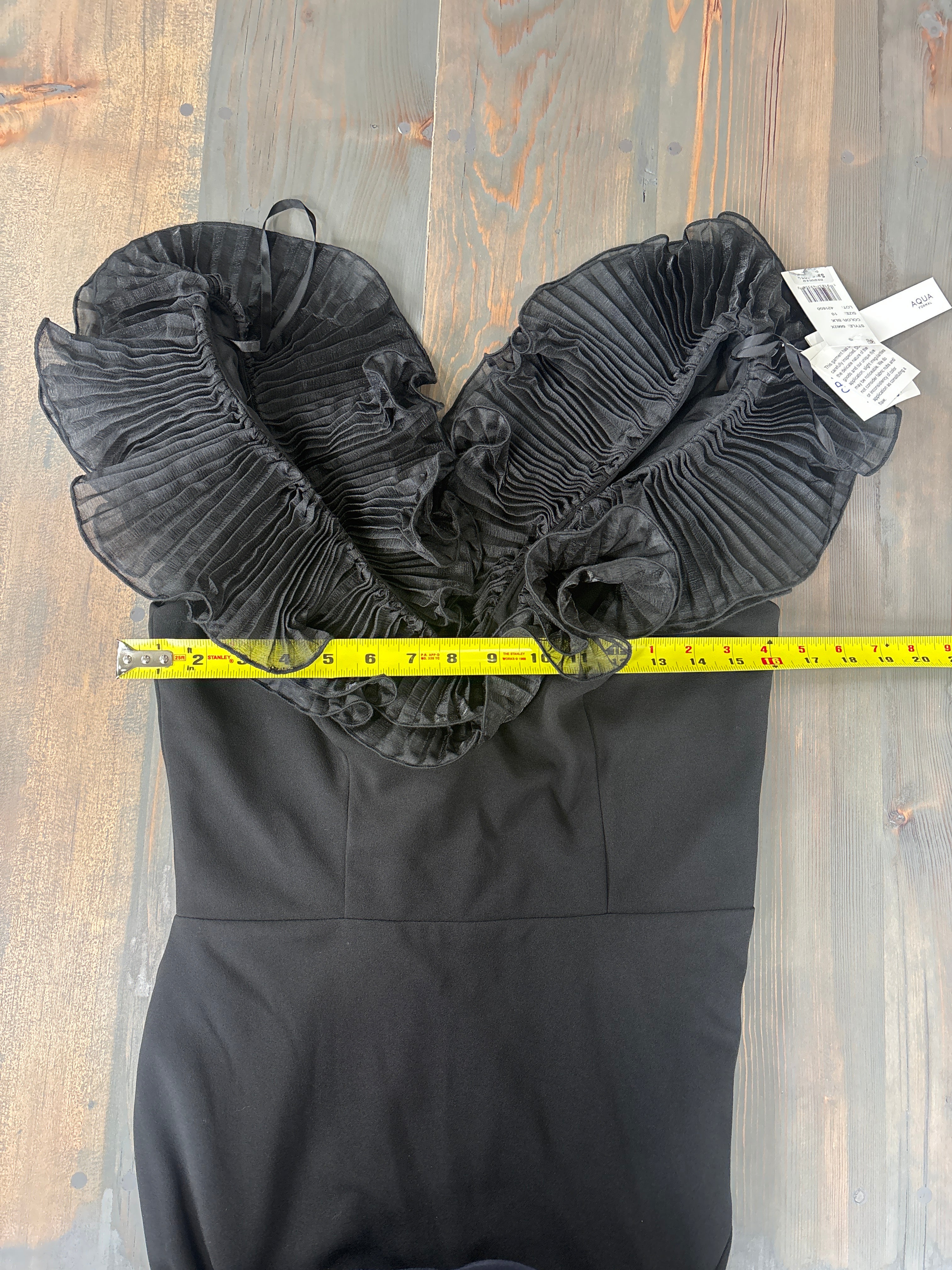 Aqua Scuba Crepe Dress - Size 10 - NWT