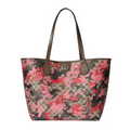 7002 - Gucci GG Camo Shopper Tote Red/Pink - NWT