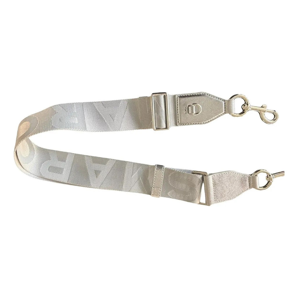 Marc Jacobs adjustable handbag strap - Silver & White - Excellent