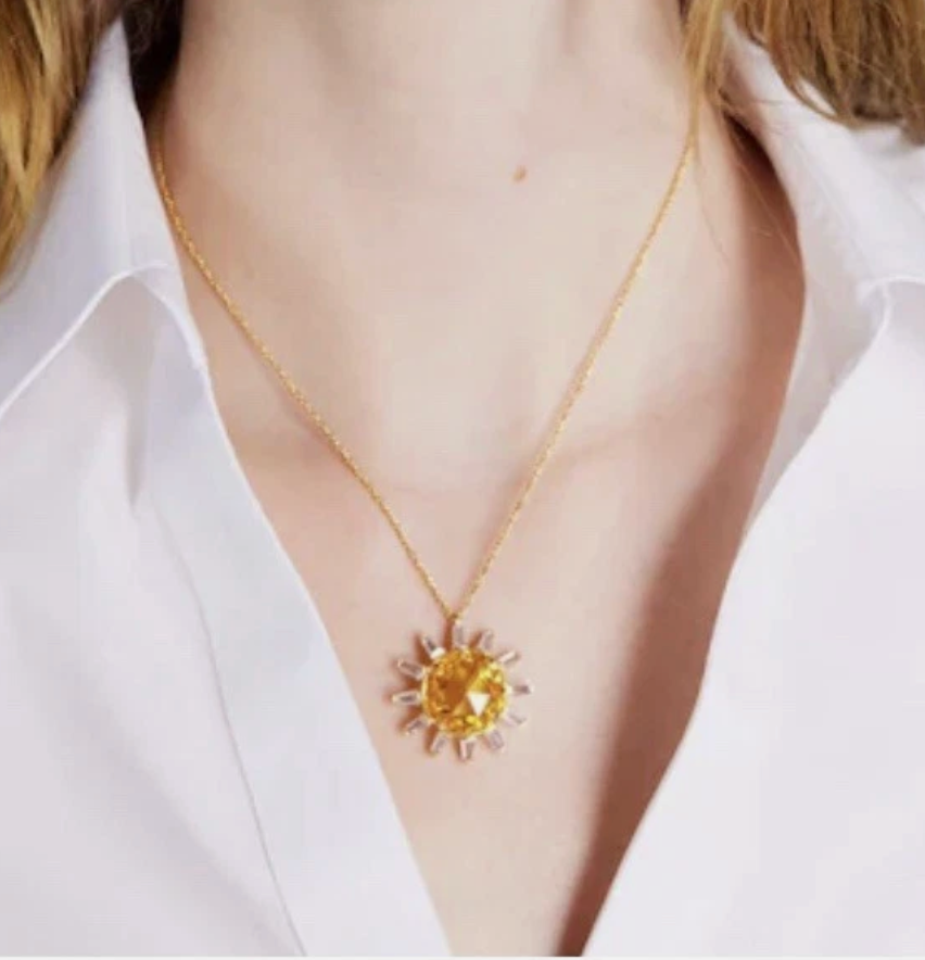 Kate Spade New York Sunny Statement Pendant Necklace - NWT