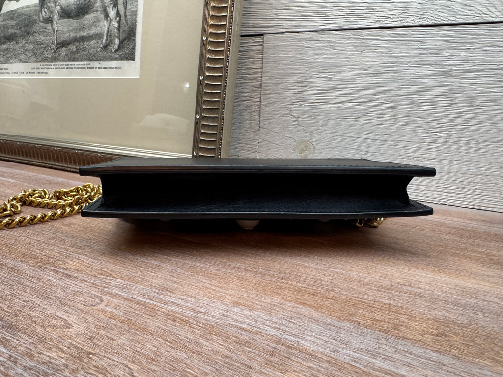 Gucci GG Marmont Pearl Wallet on Chain