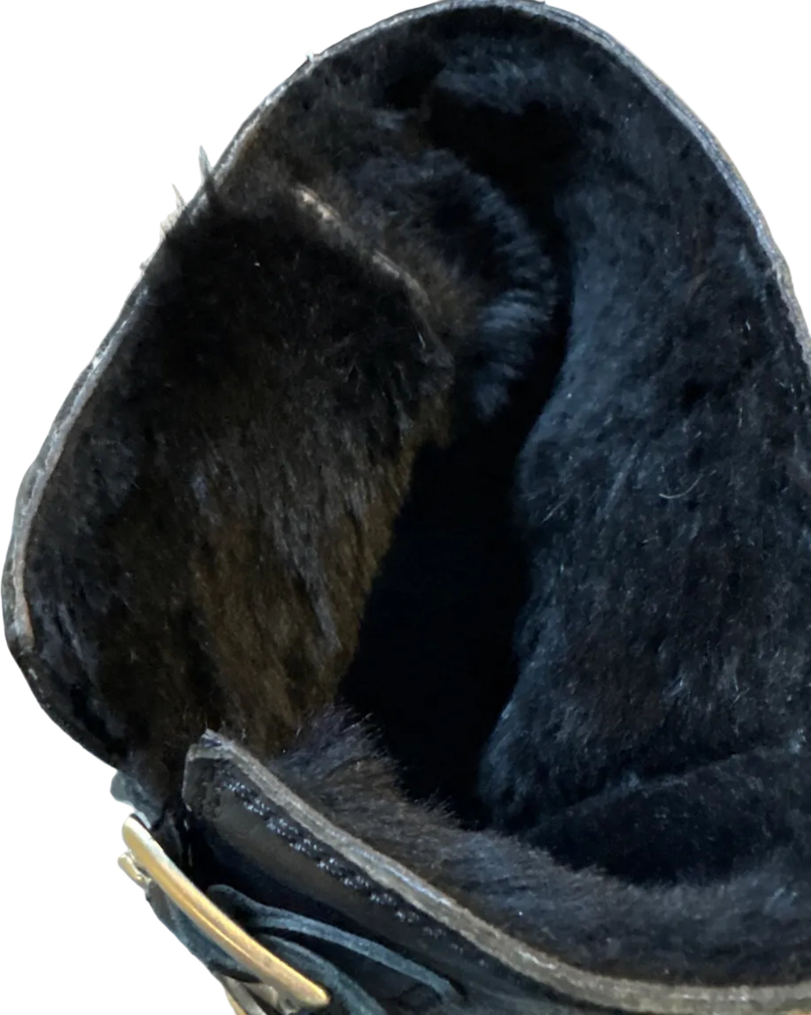 Black horse bridle with leather straps on a neutral background