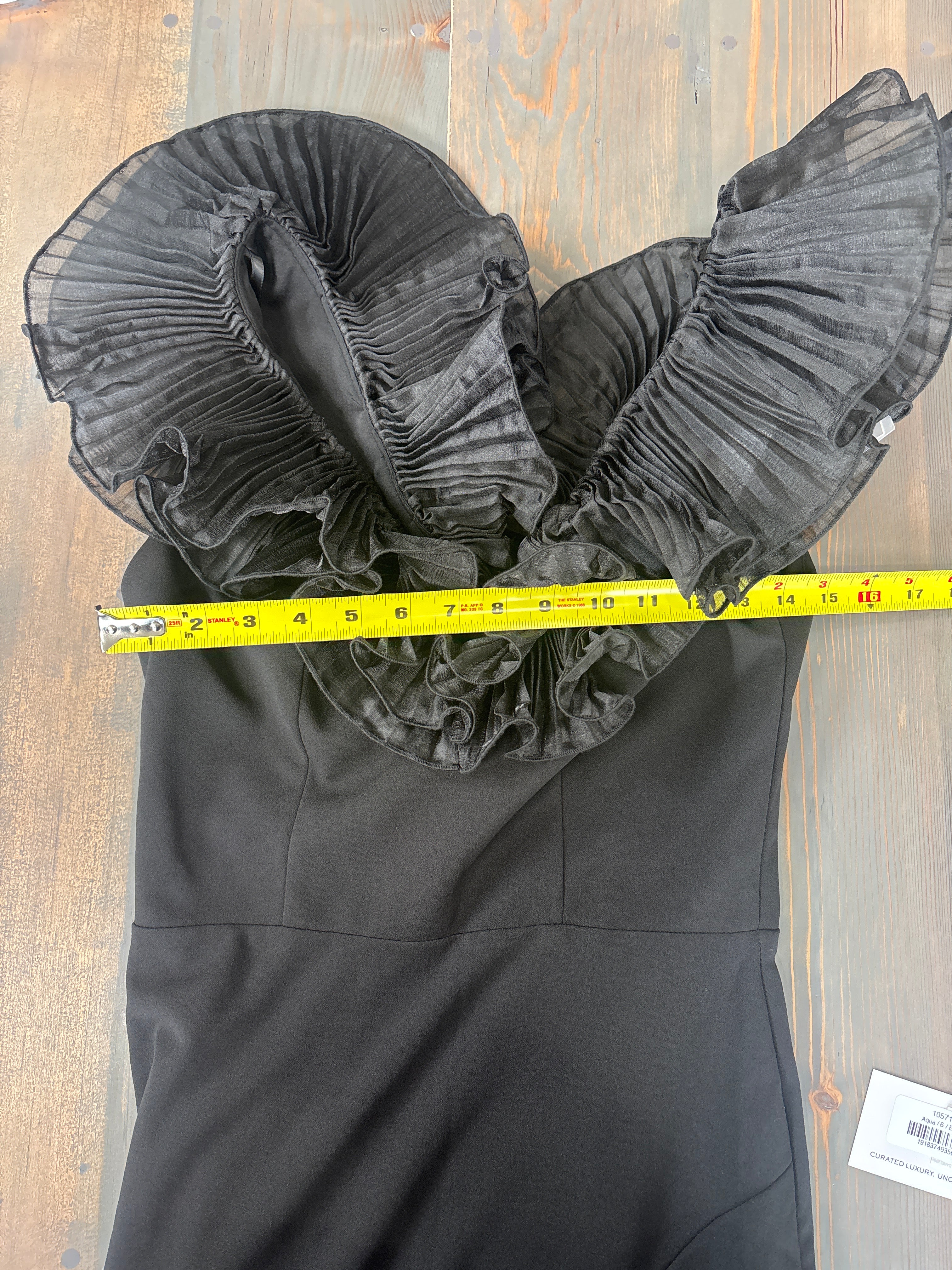 Aqua Strapless Scuba Crepe Dress - Size 6 - NWT