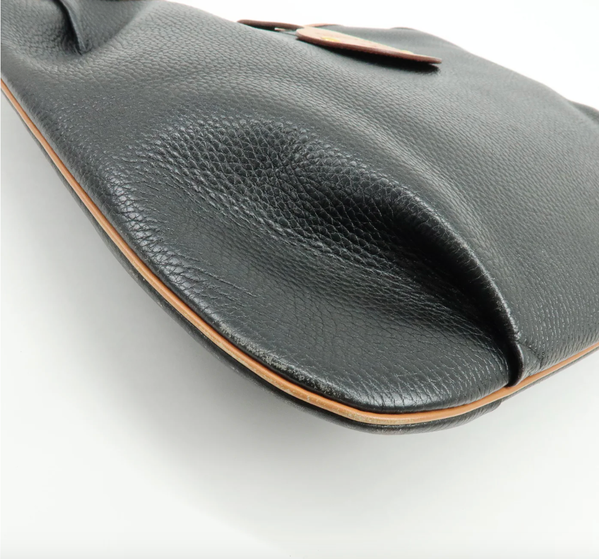 Hermès Ardennes Rodeo Leather Shoulder Crossbody Bag - Black