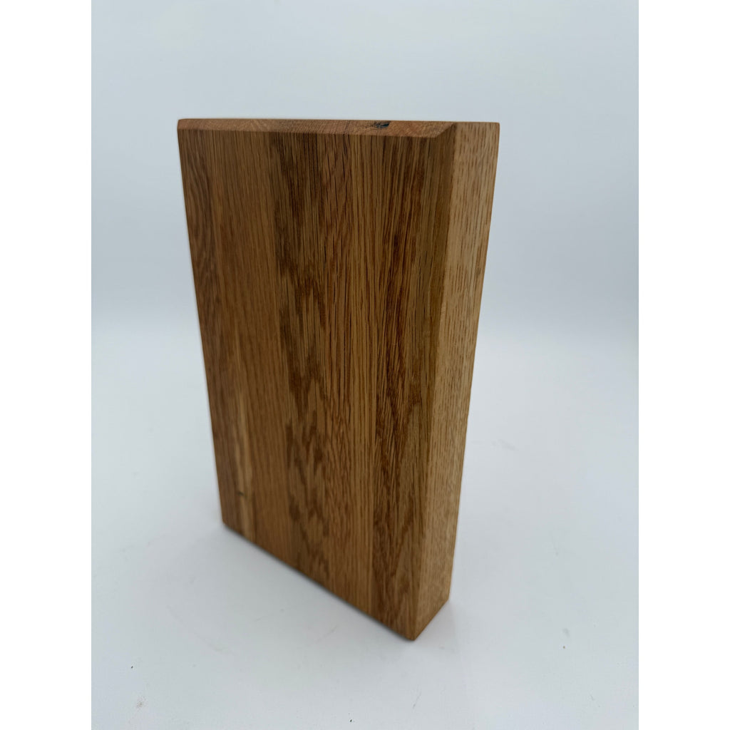 Reclaimed Oak Cutting Board from Iowa School, hand crafted, 11 x 6.5 x 2, food safe finish, rustic kitchen gift