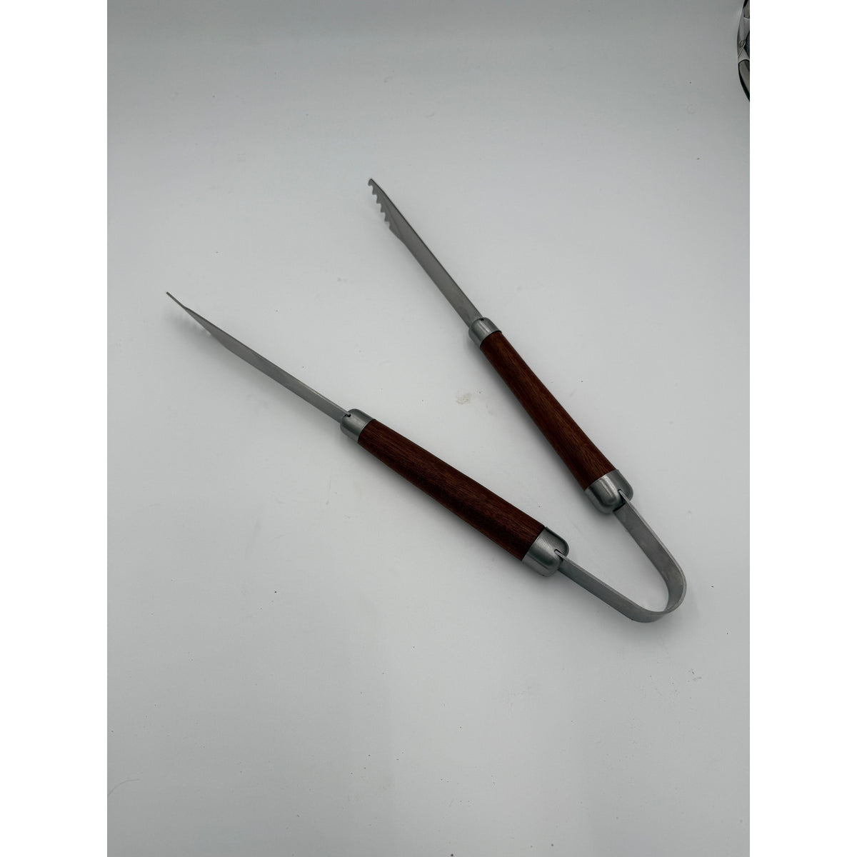 Handcrafted Mahogany BBQ Tools Set, 3 Piece, Carrying Case, Grill Utensils, SKU 1564