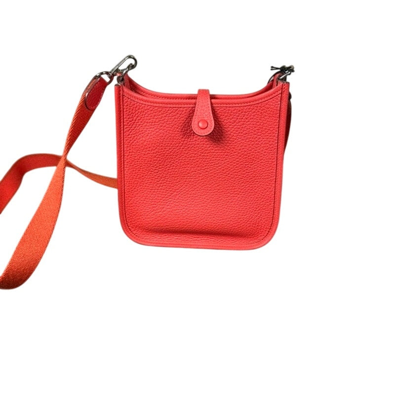 Hermès Evelyne TPM Pumpkin Orange Palladium Hardware Excellent
