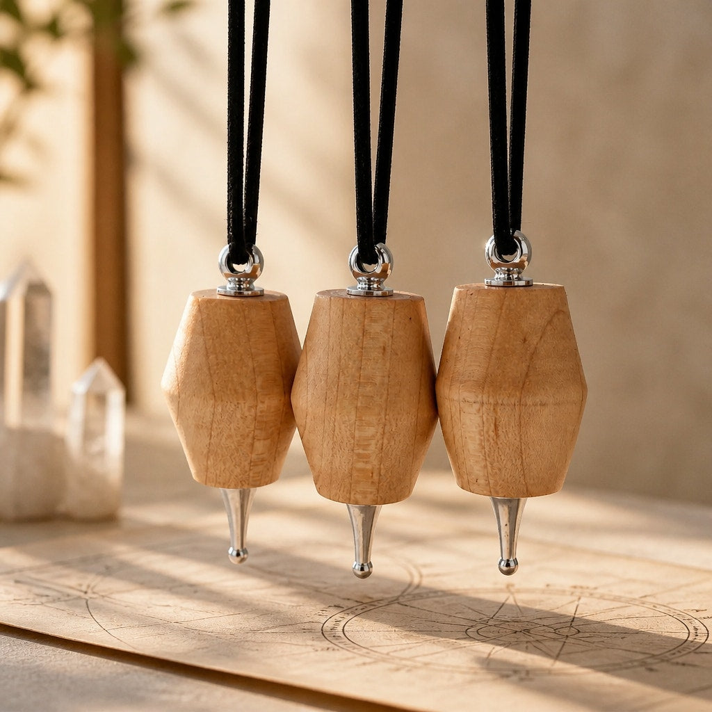 Hand Turned Maple Christmas Ornaments, Set of 6, 2.5 Inch, One of a Kind, SKU 1381