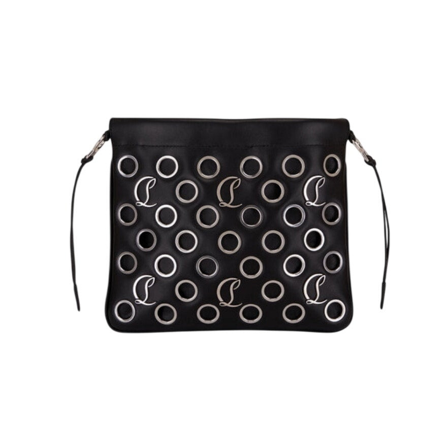 Christian Louboutin Mouchara Eyelet Mini Crossbody Black NWT