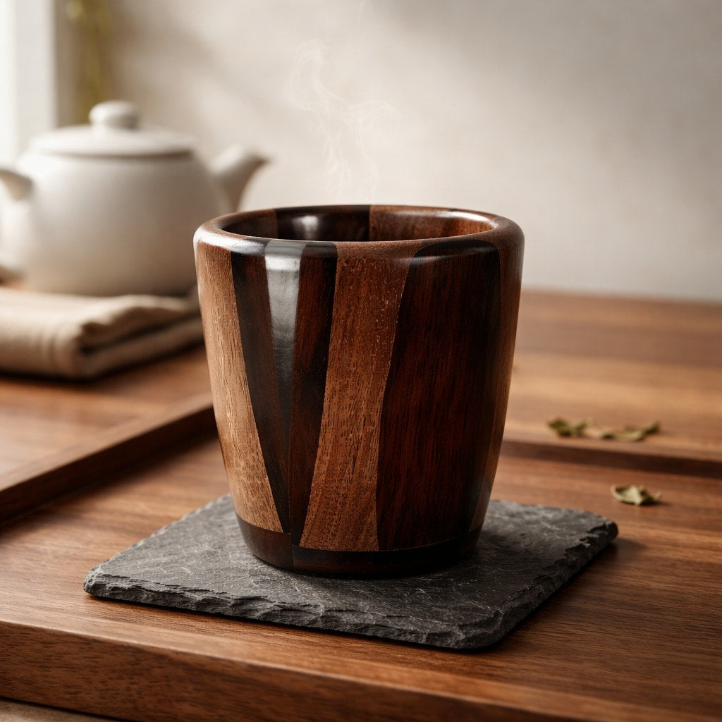 Hand Turned Hardwood and Epoxy Bowl, decorative wood vessel, functional catchall, food safe finish, gift ready