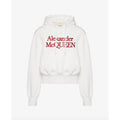 Alexander McQueen Embroidered Logo Hooded Sweatshirt - Size Mens S - NWT