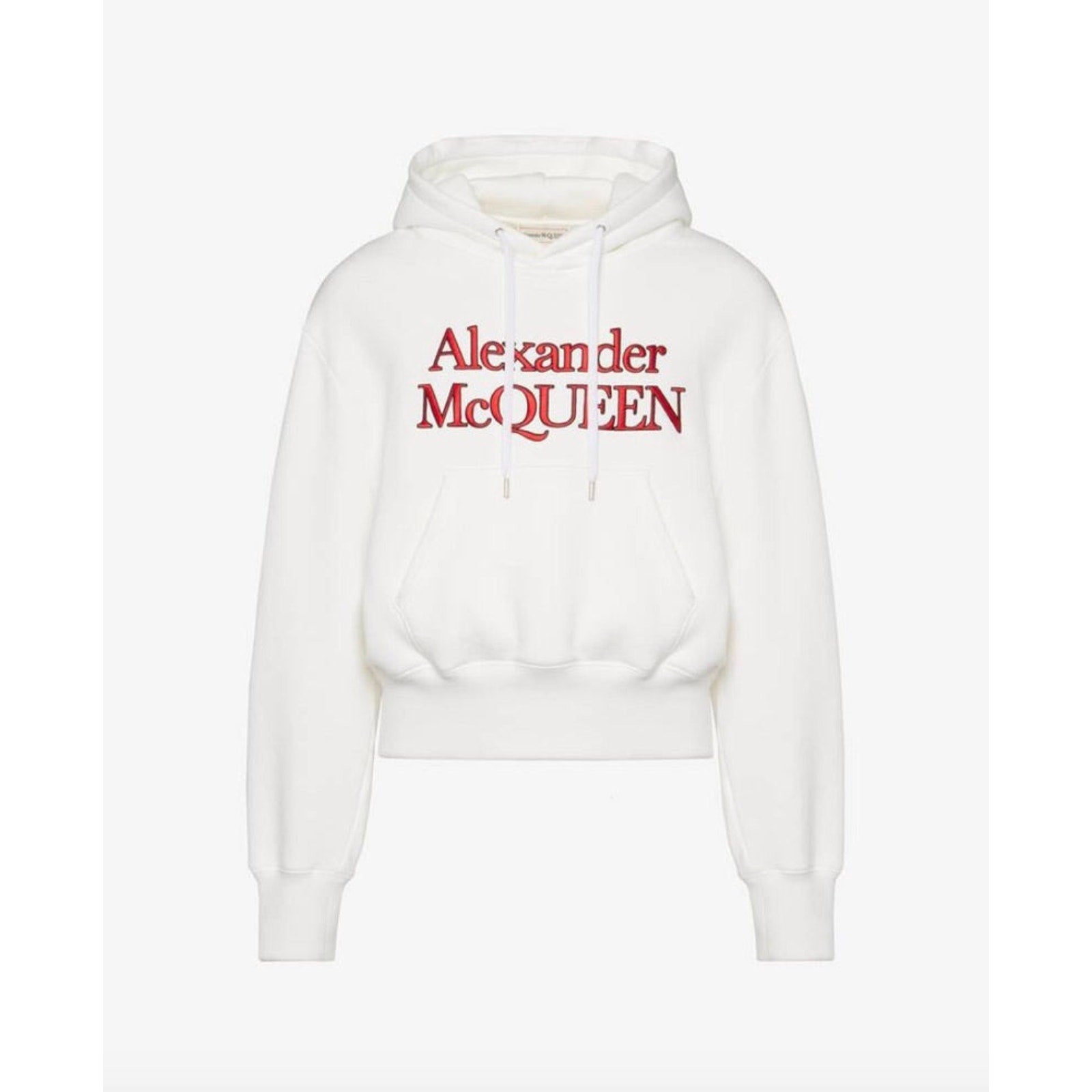 Alexander McQueen Embroidered Logo Hooded Sweatshirt - Size Mens S - NWT