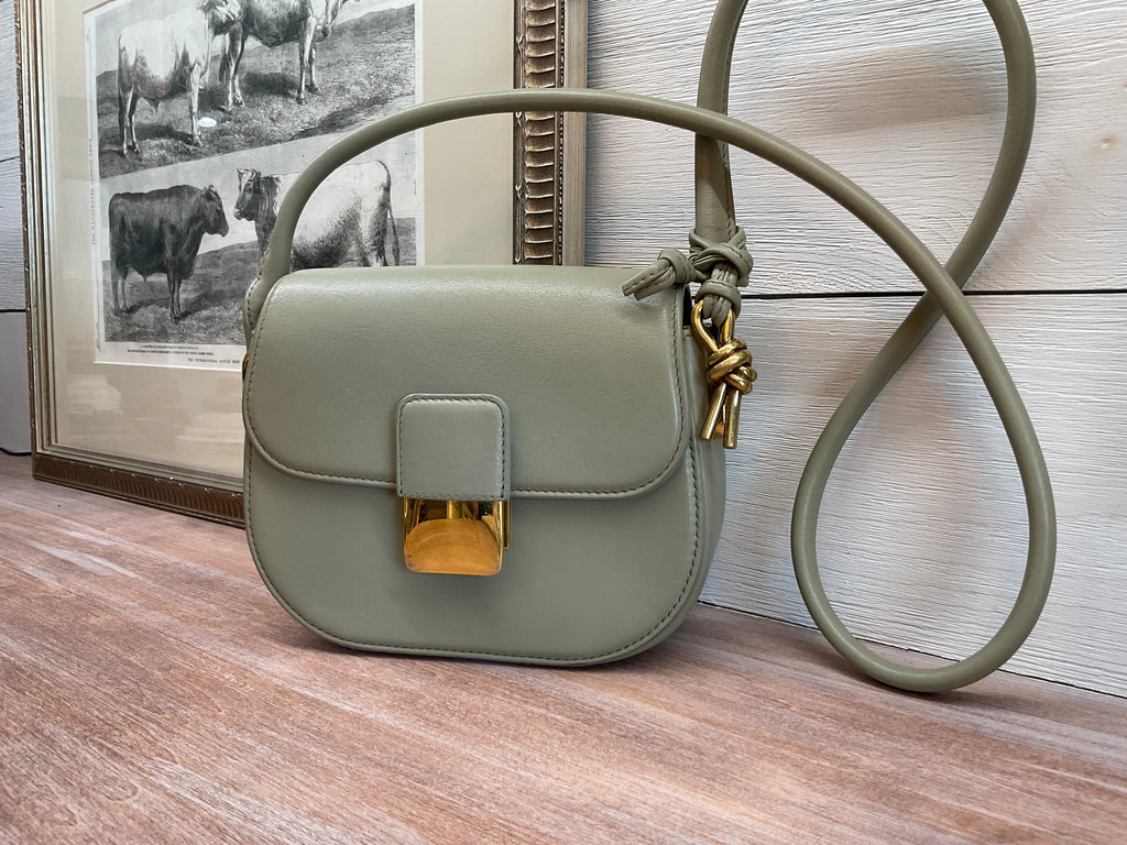 Bottega Veneta Mini Desiree Crossbody Bag - Travertine