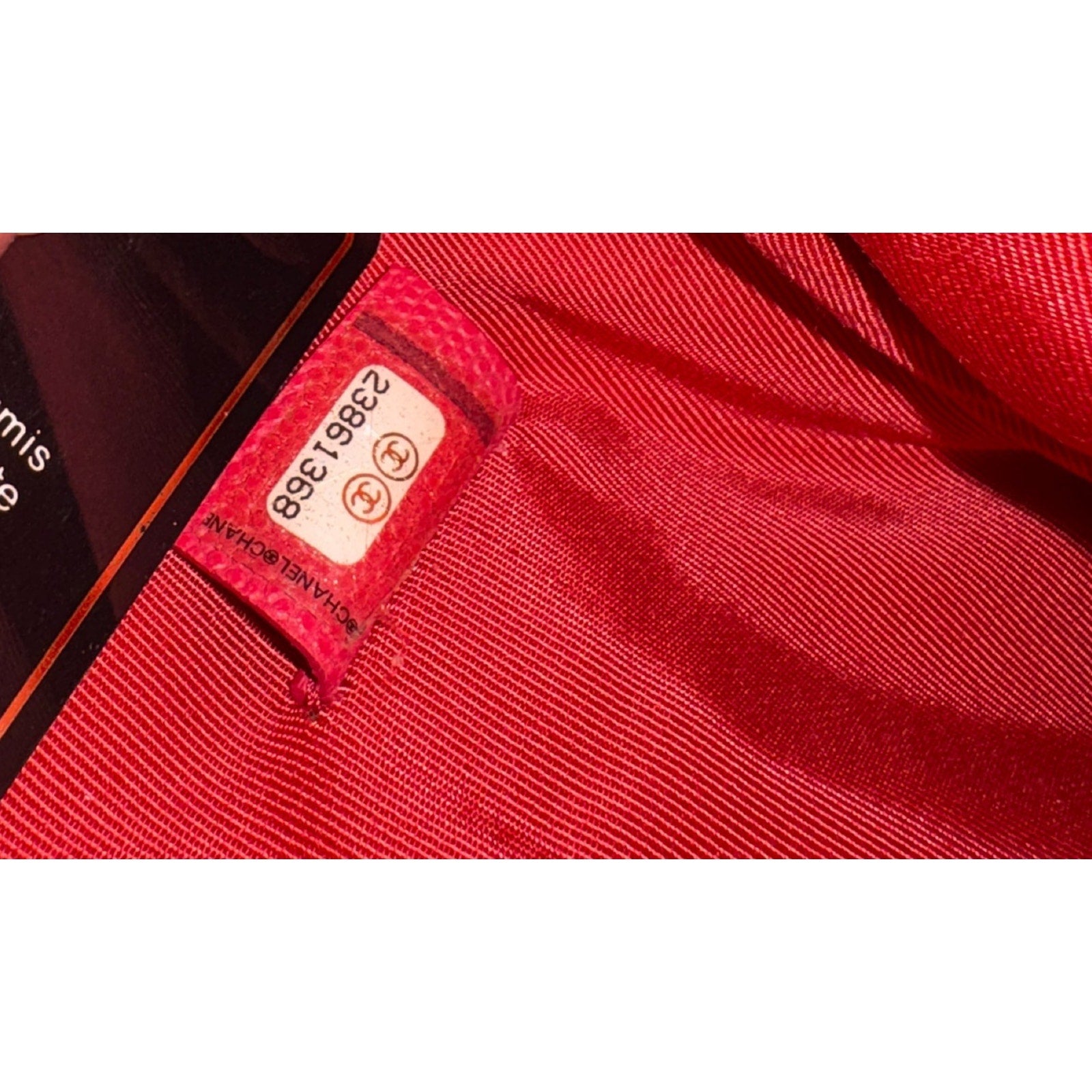 CHANEL CC GHW Pouch Clutch Bag Calfskin Leather Pink - With Serial Card
