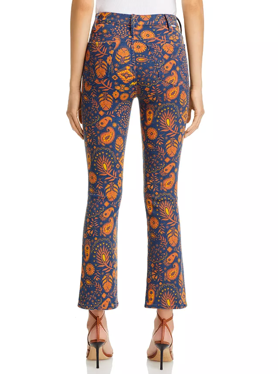 Mother The Hustler Flood Jeans in Henna Happiness - size 26 - NWT