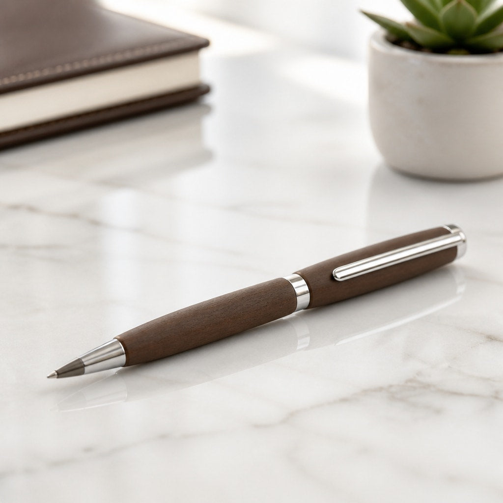 Roasted Maple Everlasting Pencil, Hard Metal Alloy Tip, Hand Turned Barrel, No Sharpening, SKU 1468